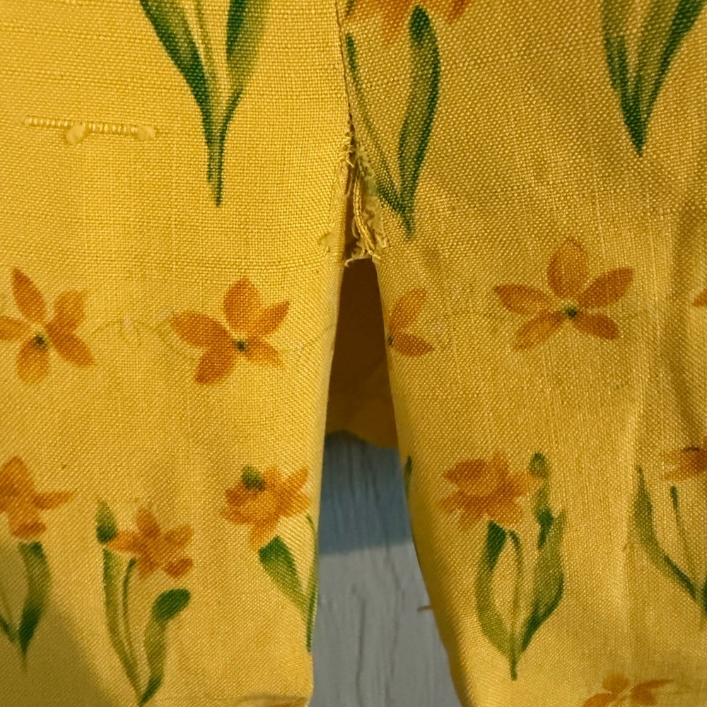 Kay Unger Yellow Tulip Dress - Picture 2 of 5